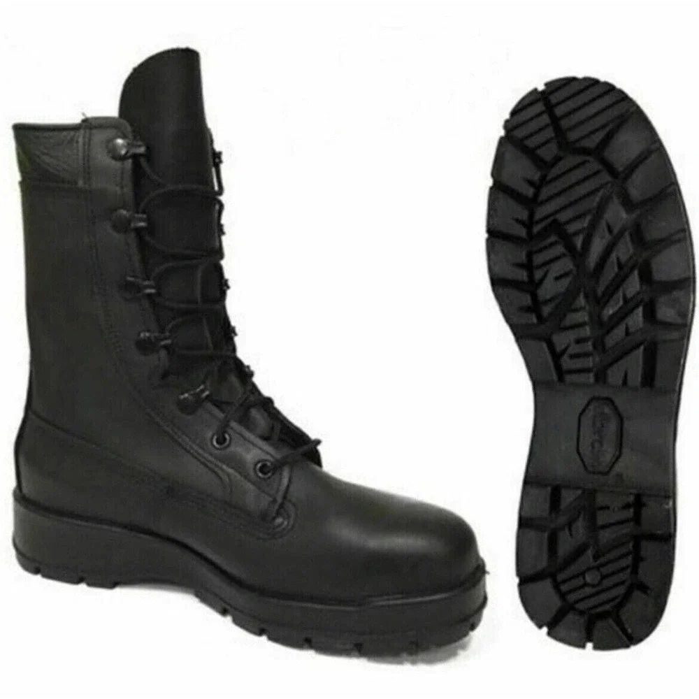 Belleville F360ST Combat Boots Mens 4 Black Excellent Steel Toe Vibram Tactical